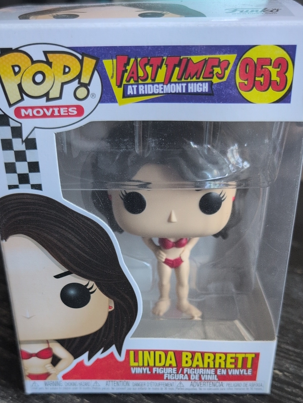 Funko Linda Barrett Vinyl Figure - Black Hair, Pink Bikini